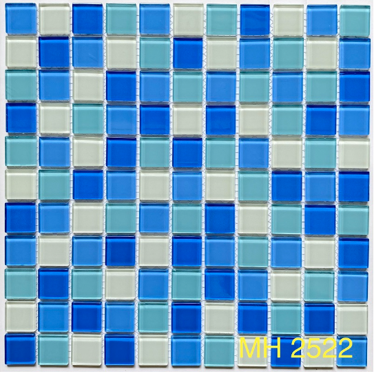 Gạch Mosaic thủy tinh 25x25 MH2522