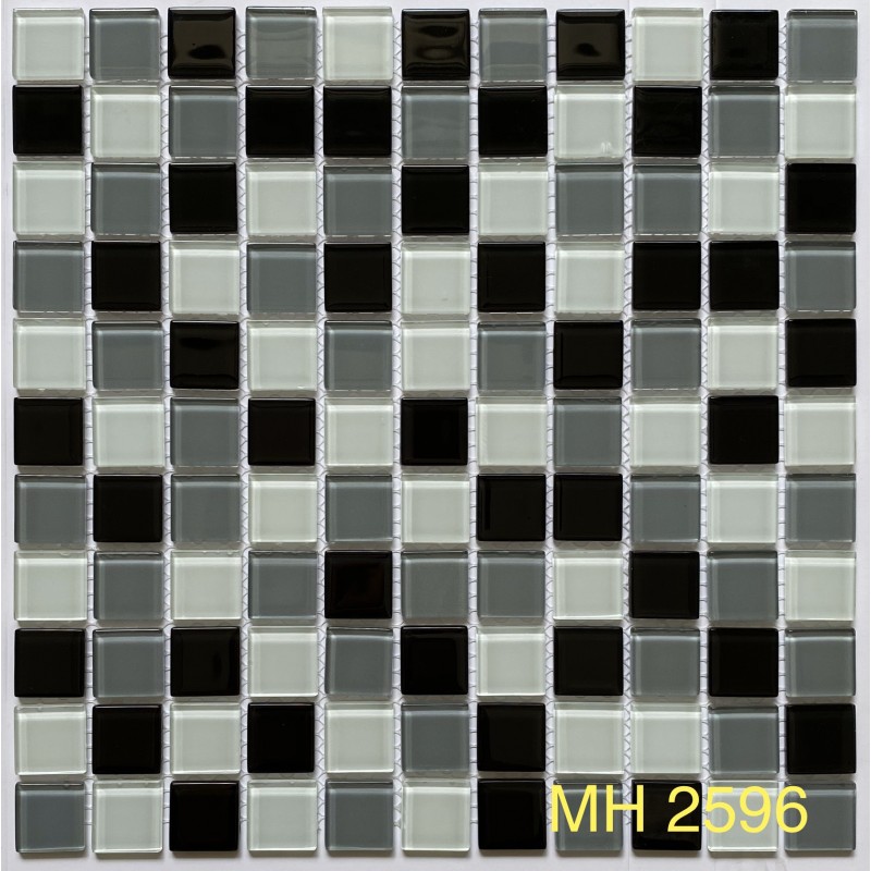 Gạch Mosaic thủy tinh 25x25 MH2596
