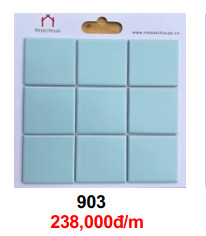 Gạch Mosaic thẻ xanh dương 10x10 mã 903