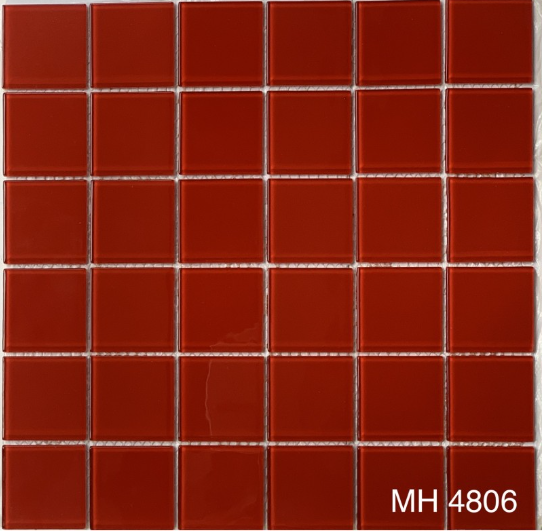 Gạch Mosaic thủy tinh 48x48mm mã MH 4806