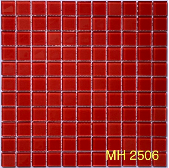 Gạch Mosaic thủy tinh 25x25 mã MH2506