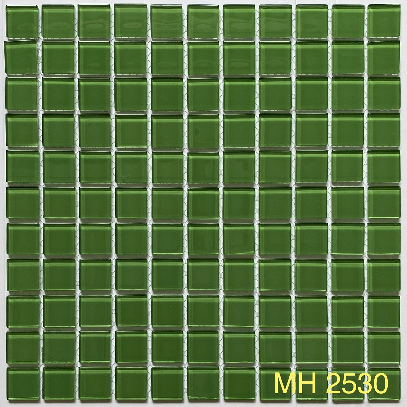 Gạch Mosaic thủy tinh 25x25 mã MH2530