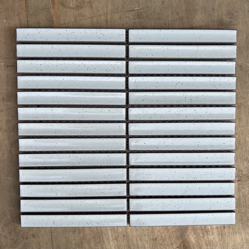 Gạch Mosaic que trắng vỉ 299x296mm mã 088A