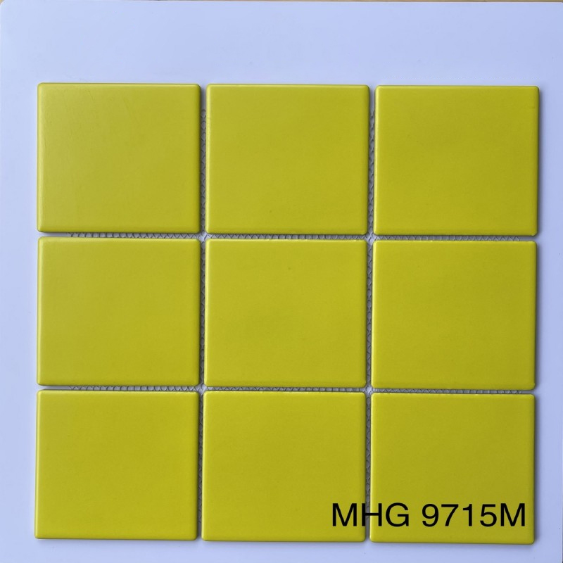 Gạch Men Mờ 100x100mm Màu Vàng MHG 9715M