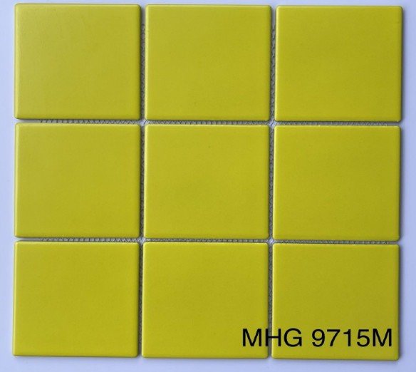 Gạch Men Mờ 100x100mm Màu Vàng MHG 9715M