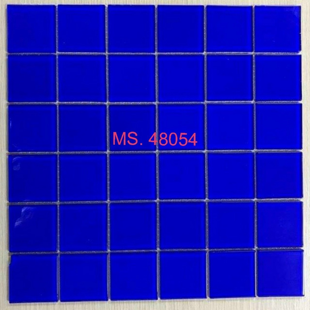 Gạch Mosaic thủy tinh chip 48x48 mã MS 48054