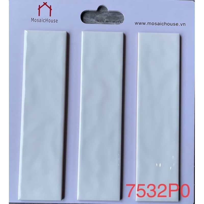 Gạch Thẻ Gợn Sóng 75x300mm mã 7532P0
