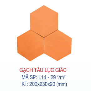 Gạch Trung Quốc Lục Giác 200x230x20 Đồng Nai