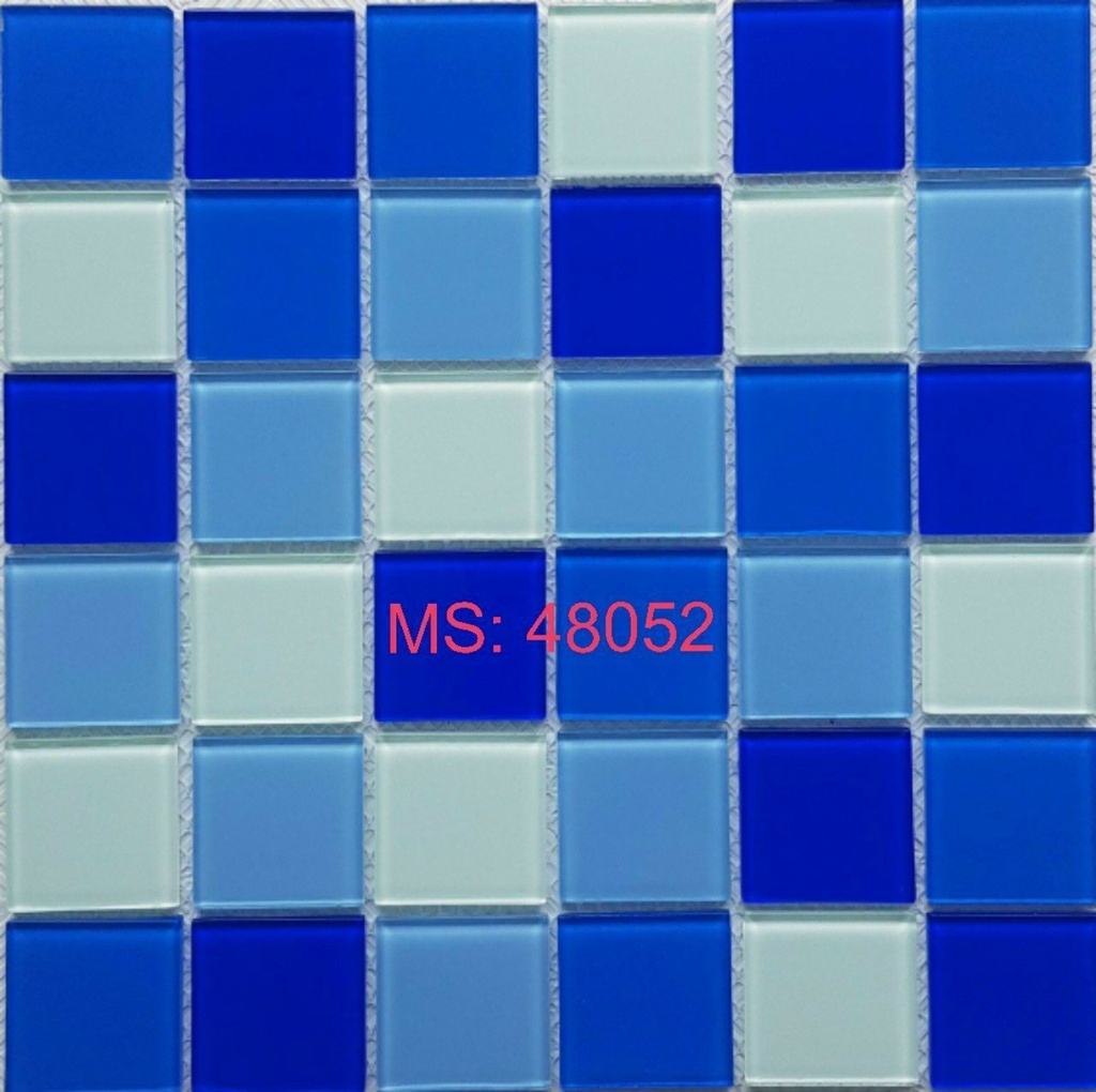 Gạch Mosaic thủy tinh KT 300x300mm mã 48052
