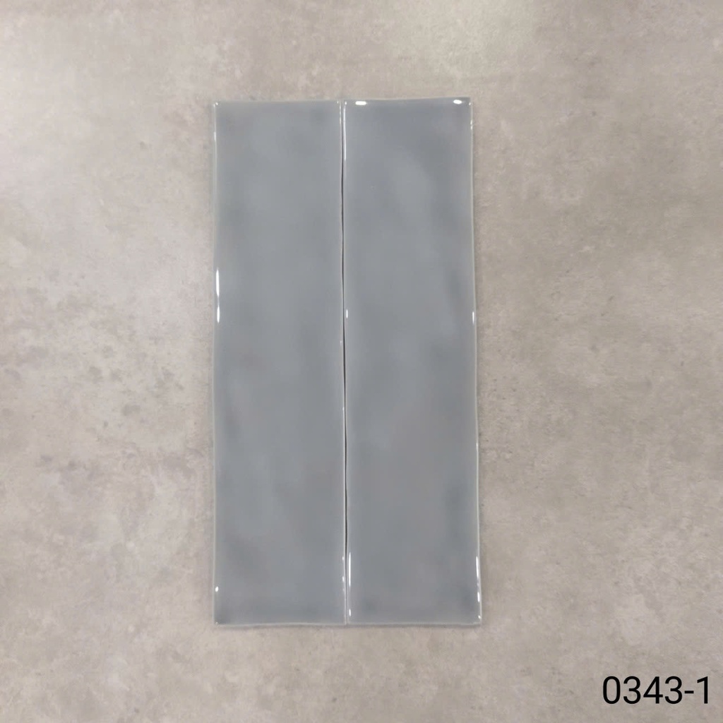Gạch thẻ 75x300mm xám bóng lượn loại 1 mã 0343-1