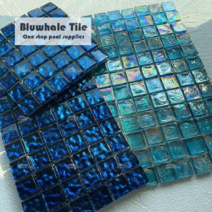 Gạch khảm thủy tinh hồ bơi phòng xông hơi nhà cung cấp một cửa Bluwhale