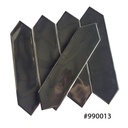 Gạch thẻ mũi tên màu đen bóng KT 75x300mm #990013