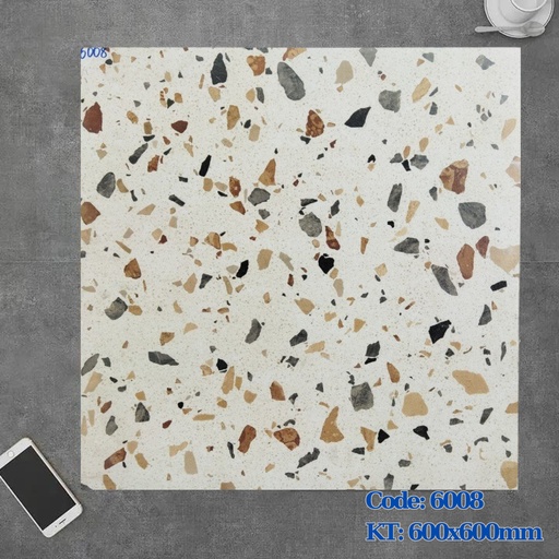 [6008] Gạch Terrazzo 600x600mm mã 6008