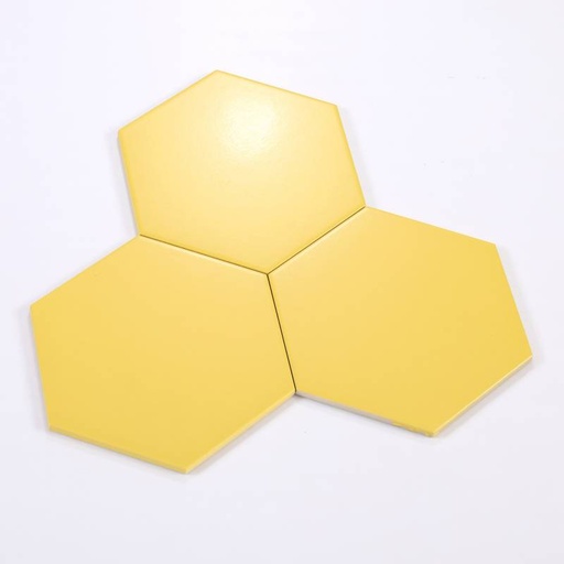 [NGL_M23205] Gạch lục giác vàng men mờ 200x230x115mm mã NGL_M23205