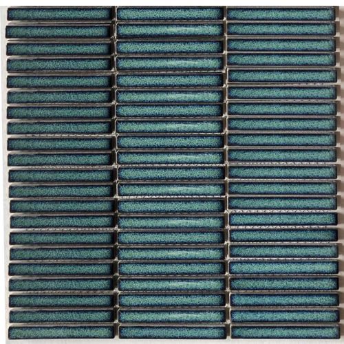 [CT129214] Gạch Mosaic que xanh rạn chip KT 12x92mm CT129214