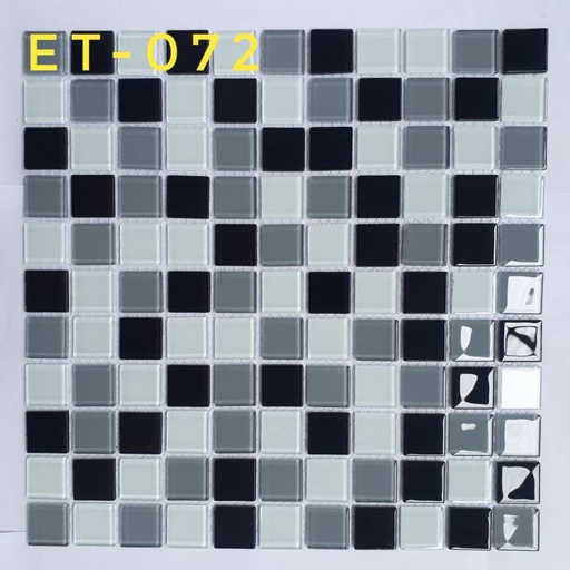[ET-072] Gạch mosaic thủy tinh 25x25x3.8mm ET-072
