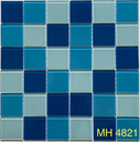 Gạch mosaic thủy tinh 48x48mm (mã 4808)