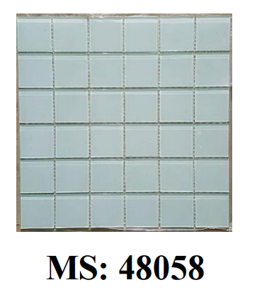 [MST48058] Gạch mosaic thủy tinh 48x48x4mm 48058