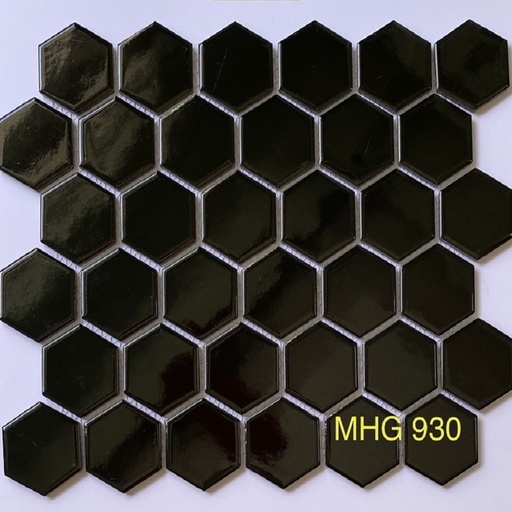 [MHG930] Gạch Mosaic gốm đen bóng MHG930x