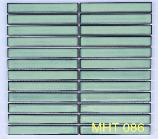 [MHT 086] Gạch mosaic que đũa xanh ngọc MHT 086