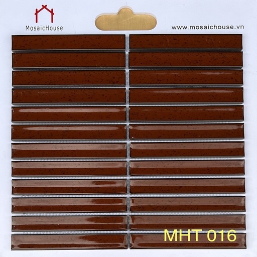 [MHT016] Gạch Mosaic Que Đũa 300x300mm Màu Đỏ MHT016