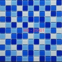 Gạch Mosaic thủy tinh mix mã MS 25001