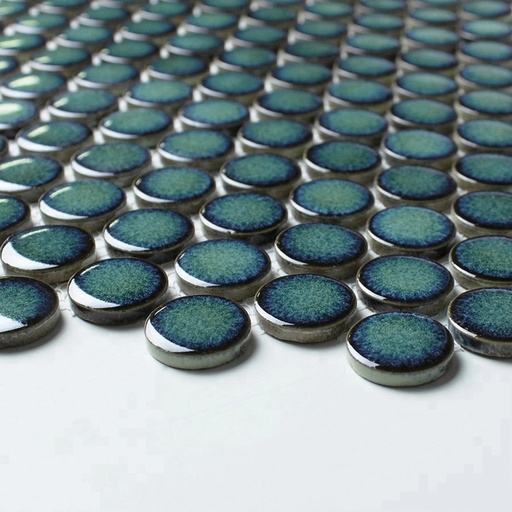 [CB 160] Gạch Mosaic bi tròn xanh CB 160