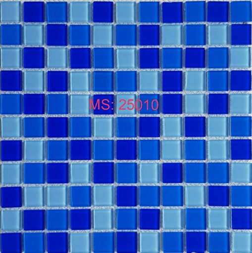 [MS 25010] Gạch Mosaic thủy tinh mã 25010