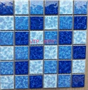 Gạch Mosaic gốm xanh mix mã VTP 48061