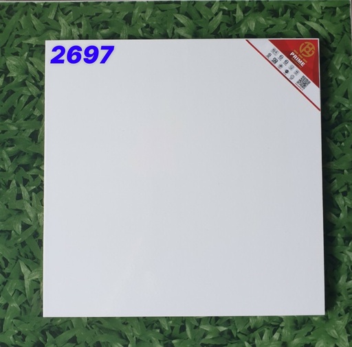 [2697] Gạch 300x300mm trắng trơn mã 2697