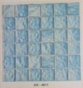 Gạch Mosaic men gốm xanh dương 48x48x6mm MS4811