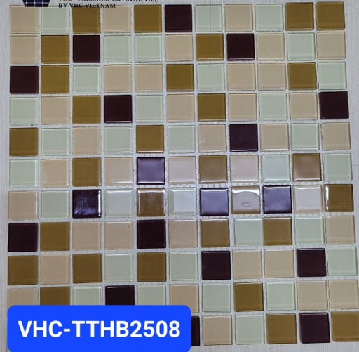 [TTHB2508] Gạch thủy tinh mix KT 300x300mm TTHB2508