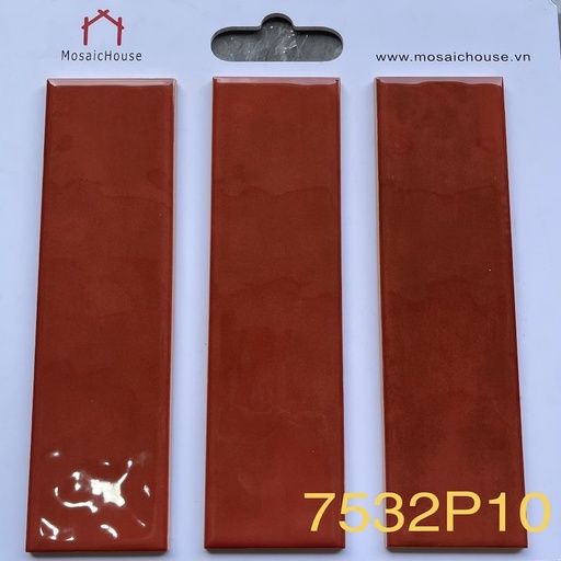 [7532P10] Gạch thẻ màu đất 75x300mm mã 7532P10