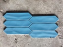 Gạch thẻ mũi tên xanh mờ 75x300mm mã 990020