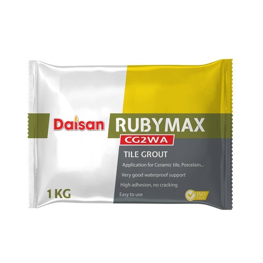 [RCM-C+(ghi)] Keo chà mạch - RUBYMAX RCM-C  màu ghi (Túi 1kg) 