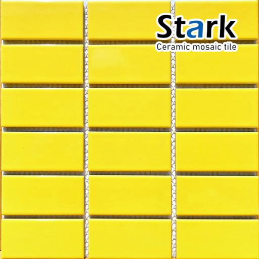 [4595G128] Mosaic vàng men bóng size 45x95mm