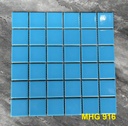 Gạch Mosaic Gốm Sứ Màu Xanh MHG 916