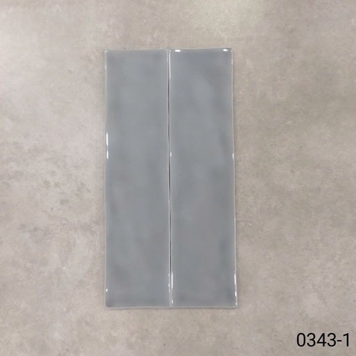 [0343-1] Gạch thẻ 75x300mm xám bóng lượn loại 1 mã 0343-1
