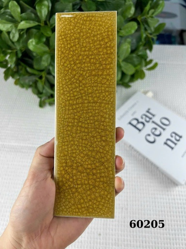 [MBL60205] Gạch thẻ 60x200mm màu vàng rạn mã MBL60205