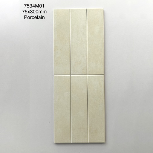 [MD7534M01-HCM] Gạch thẻ porcelain 75x300mm mã MD7534M01