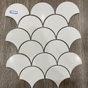 Mosaic vãy cá trắng mờ mã S8519
