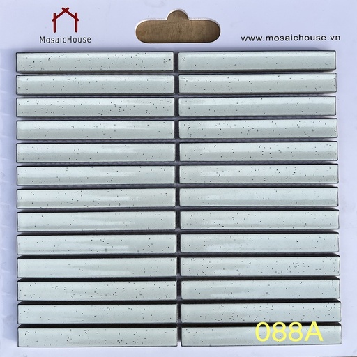 [ng088] Gạch Mosaic Que Đũa Màu Trắng 088A