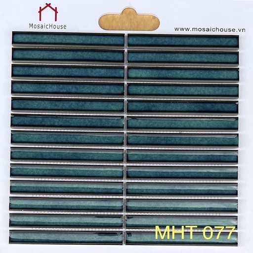 [MHT077] Gạch Mosaic Que Đũa Màu Xanh Biển MHT 077