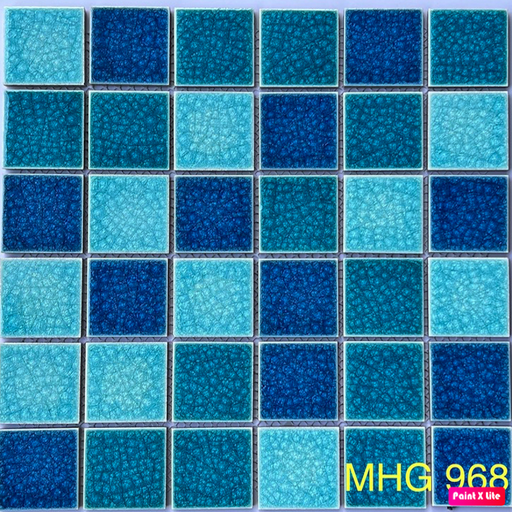 [MHG968] Gạch Mosaic Gốm Men Rạn 2 Lớp MHG 968