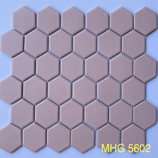 [MHG5602] Gạch mosaic lục giác màu hồng