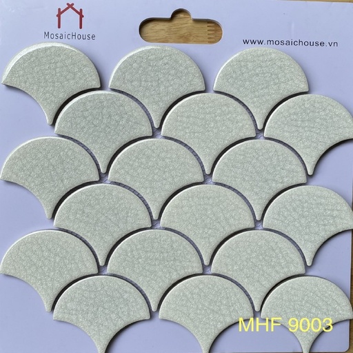 [MHF9003] Gạch Mosaic Vảy Cá Rạn 2 lớp MHF 9003