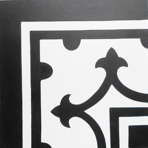 [NT2003-A] Gạch Bông Trung Quốc, men mờ xương porcelain, KT 200x200, góc NT2003-A (1 hộp/25 viên/1m2)