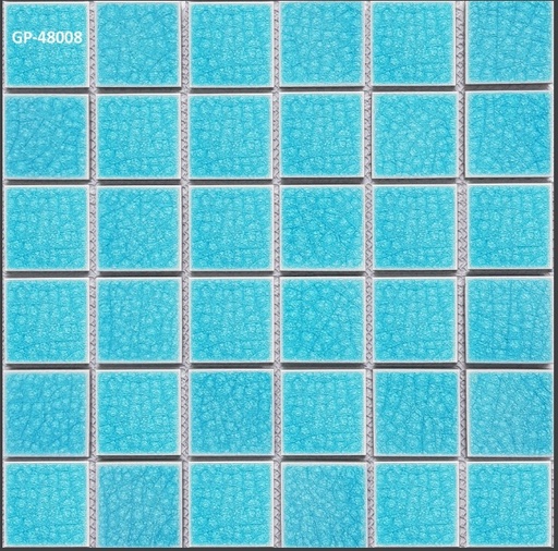 [GP-48008] Gạch mosaic gốm men rạn 48x48mm GP-48008