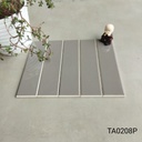 Gạch thẻ Việt Nam, Nâu bóng phẳng, KT 50x200 mm, TA0208P, Loại 1 (1 hộp/ 100 viên/ 1m2)