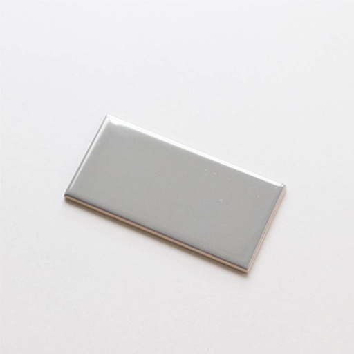 [DSH-UTO36G] Gạch thẻ trang trí xám nhạt bóng phẳng 75x150mm UTO36G